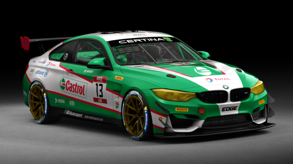 BMW M4 GT4, skin 13_Castrol_GT4