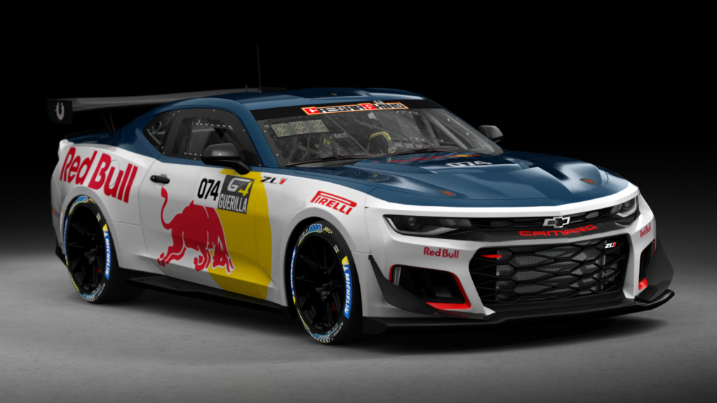 Chevrolet Camaro GT4.R, skin RedBull