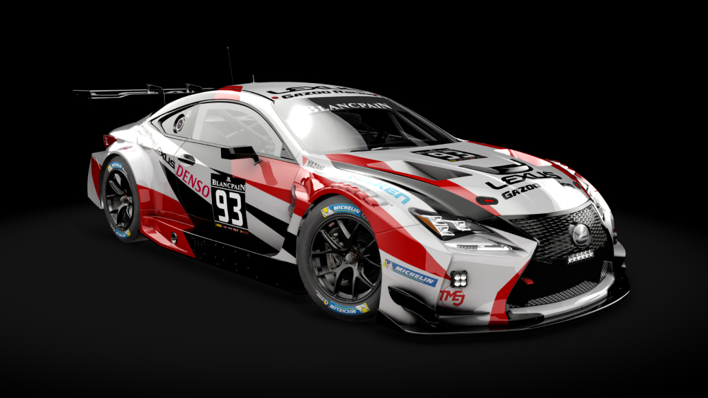 Lexus RC F GT3 ACC, skin LexusGazooRacing#93_MadeByLMS2016