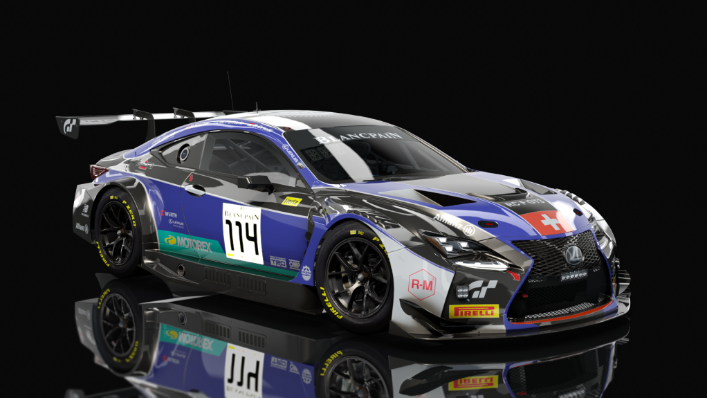 Lexus RC F GT3 ACC, skin emil_frey114_end