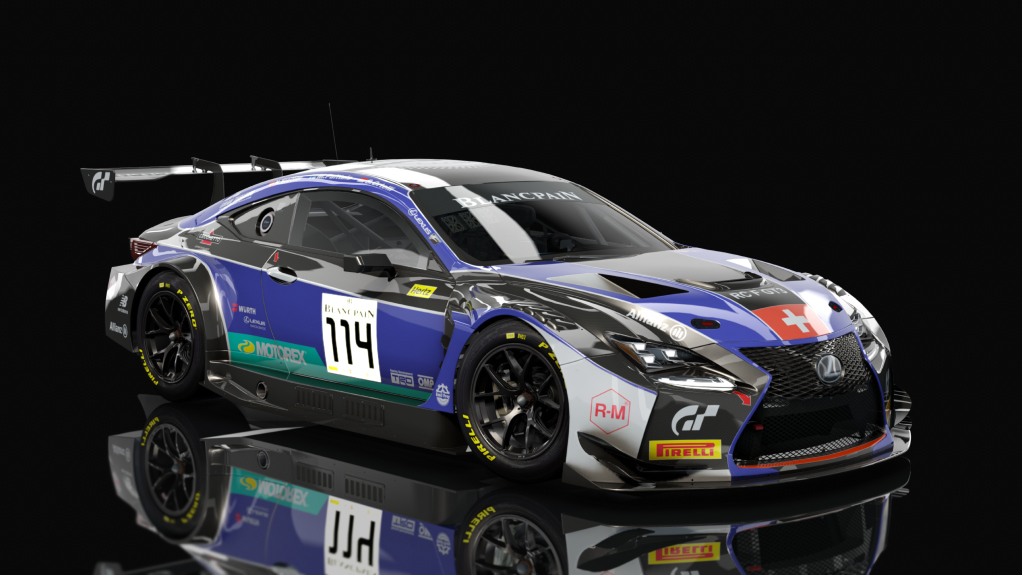 Lexus RC F GT3 ACC, skin emil_frey114_std