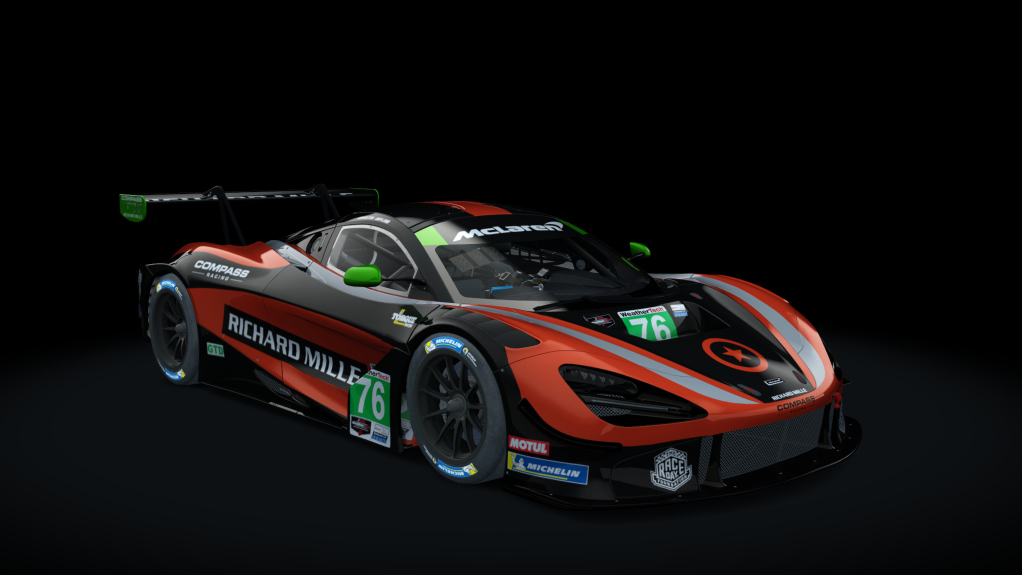 McLaren 720S GT3, skin compass_racing_2019