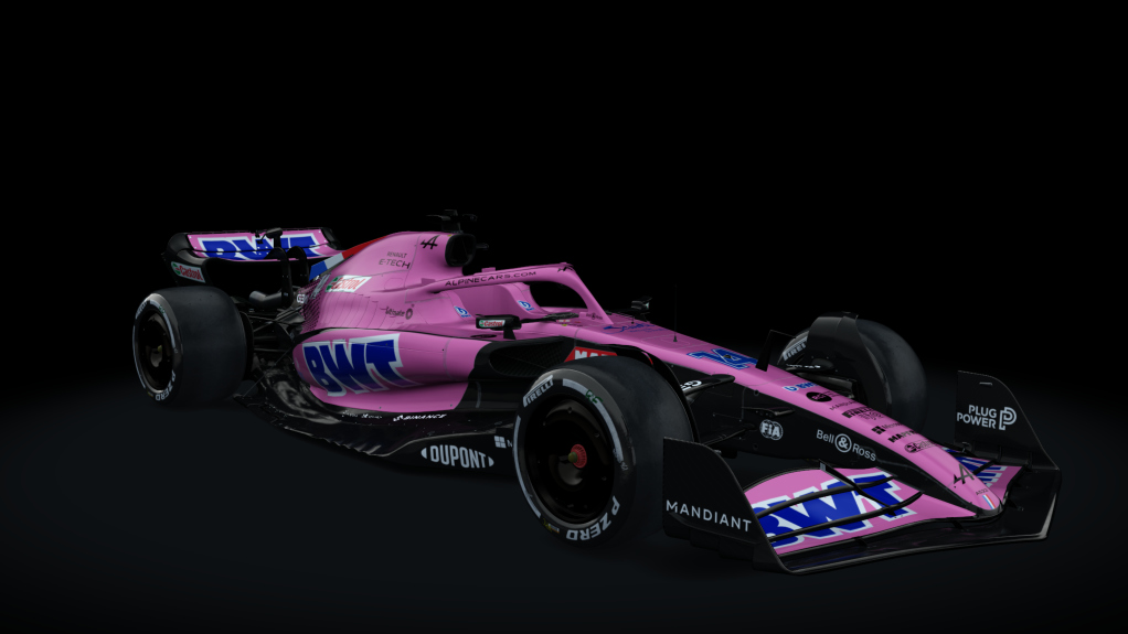 VM F1 2022 Model Beta, skin A522_Pink_14_Alonso