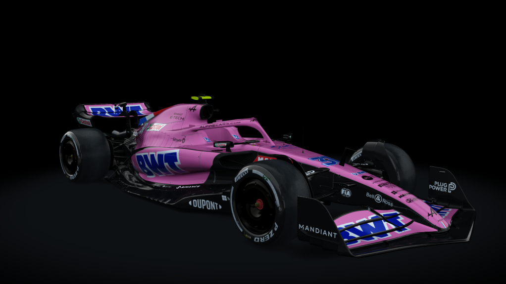 VM F1 2022 Model Beta, skin A522_Pink_31_Ocon