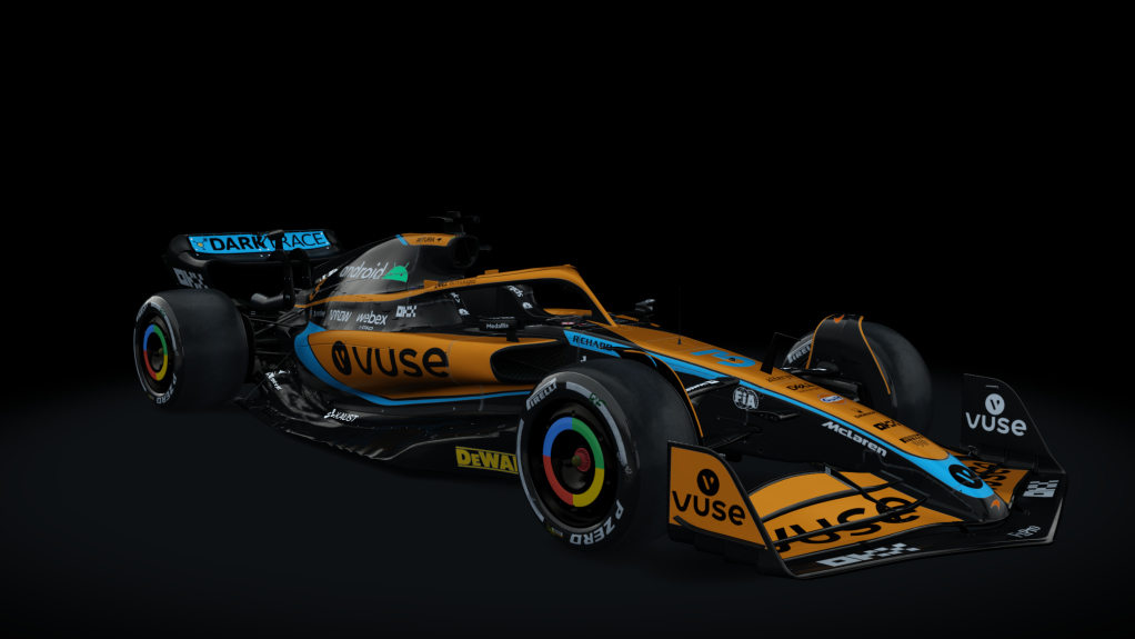 VM F1 2022 Model Beta, skin MCL36_3_Ricciardo