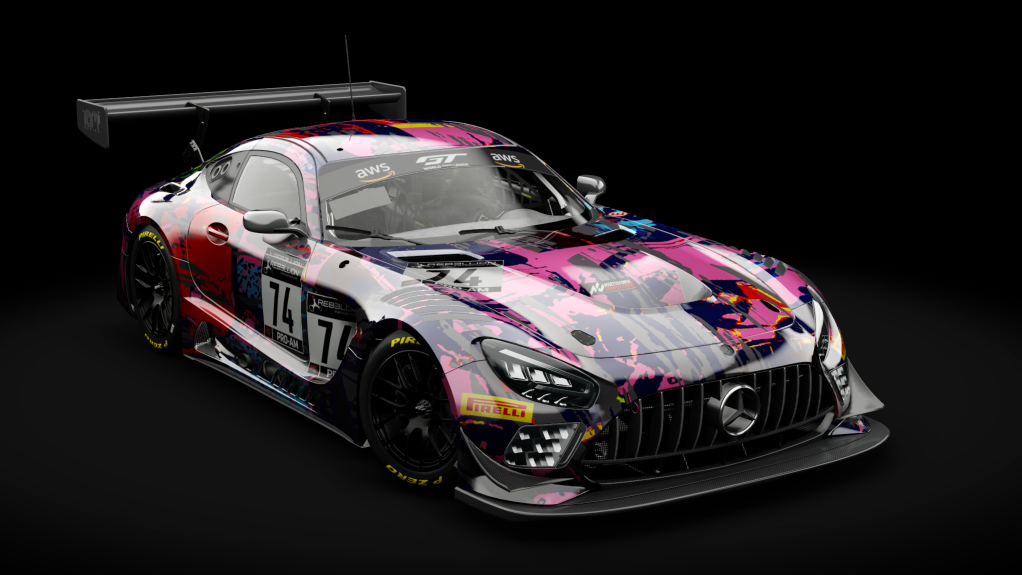 VM AMG GT3 EVO 2020, skin Ram_Racing_#74