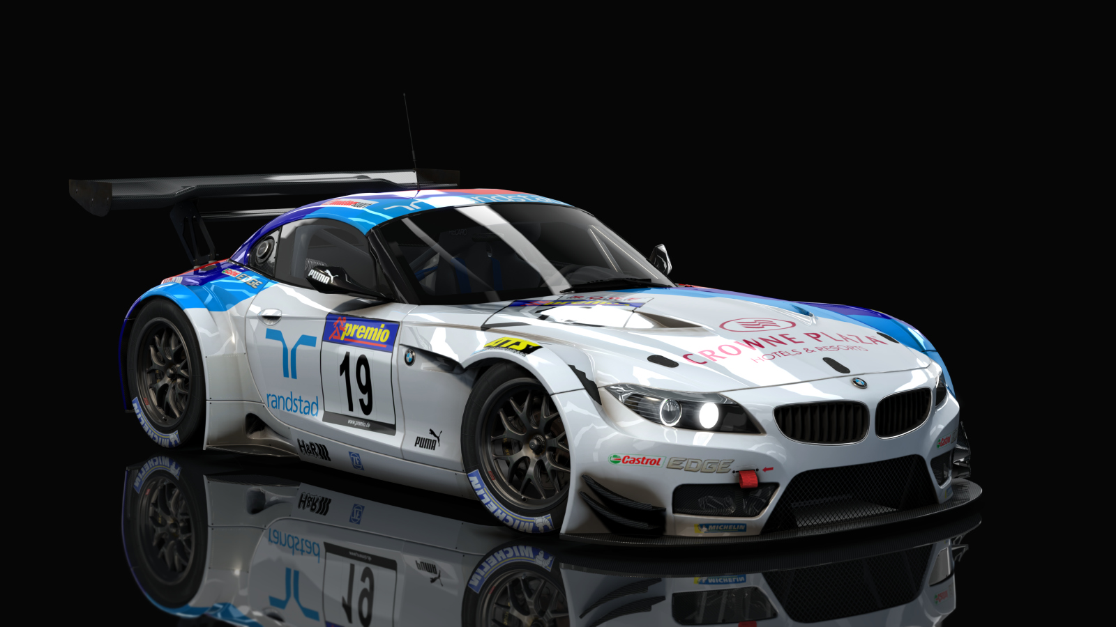 VM BMW Z4 GT3, skin bmw_motorsport_2013_white