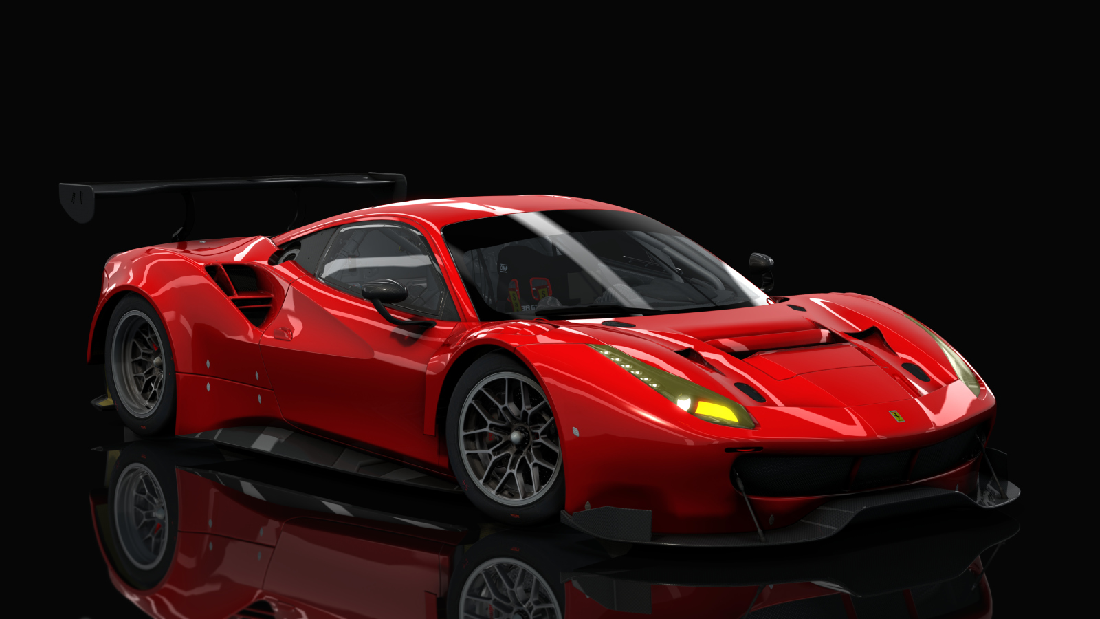 VM Ferrari 488 GT3, skin 00_rosso_scuderia