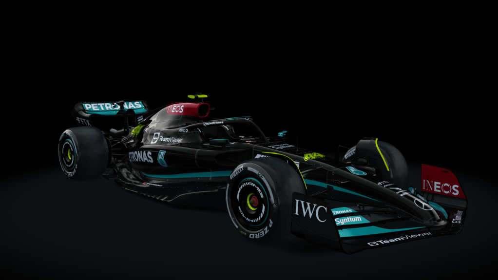 VM Formula Alpha 2022, skin W13_Black_44_Hamilton