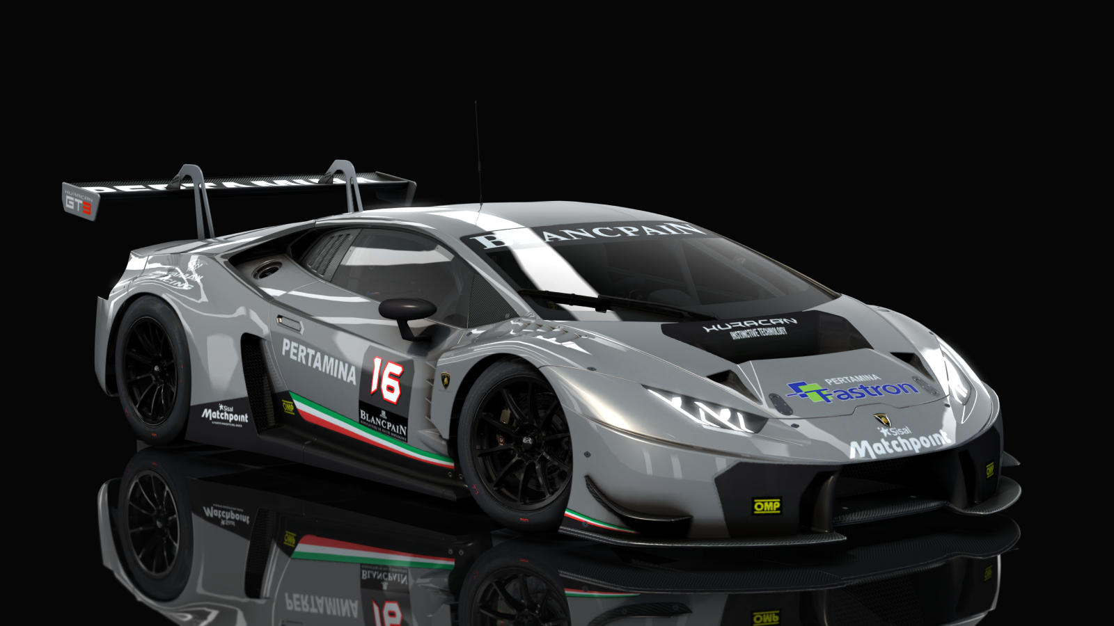 VM Lamborghini Huracan GT3, skin Racing_Grey