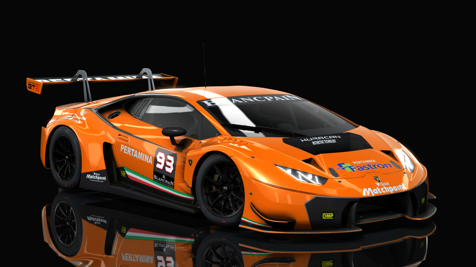 VM Lamborghini Huracan GT3, skin Racing_Orange