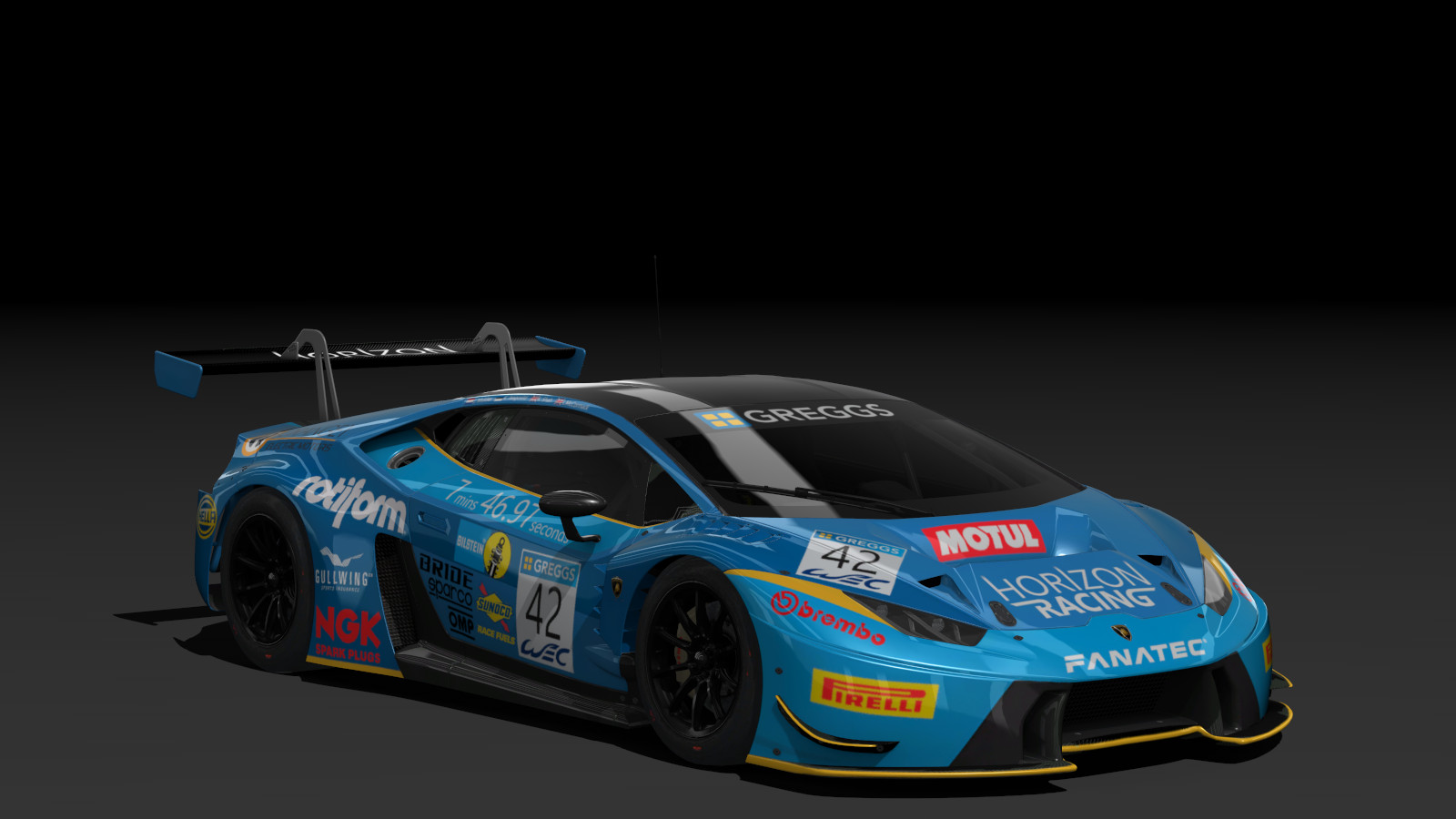 VM Lamborghini Huracan GT3, skin greggs_horizon_racing