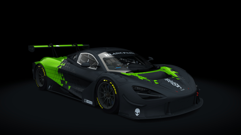 VM McLaren 720S GT3, skin shadowproject_green