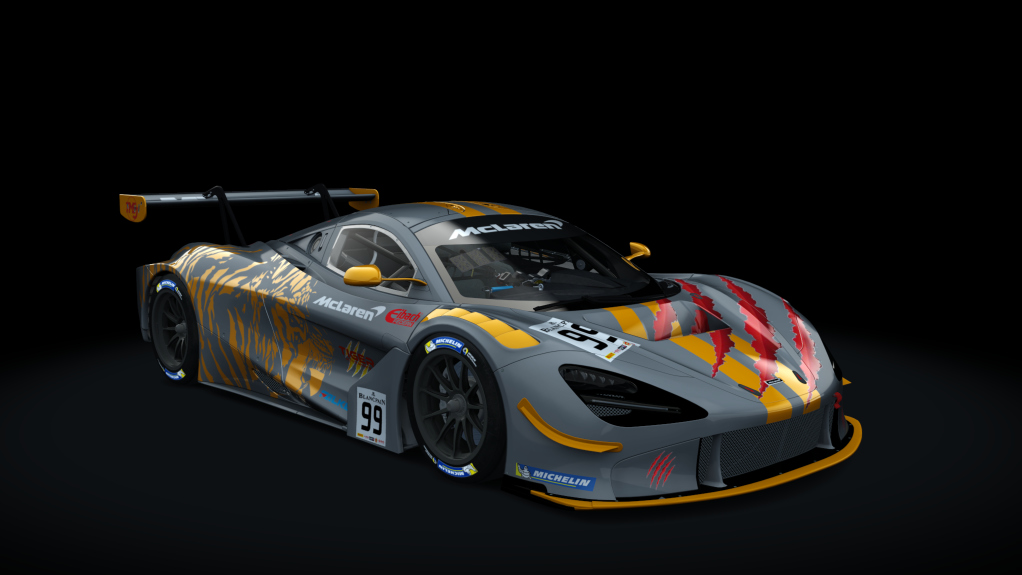 VM McLaren 720S GT3, skin tigerK