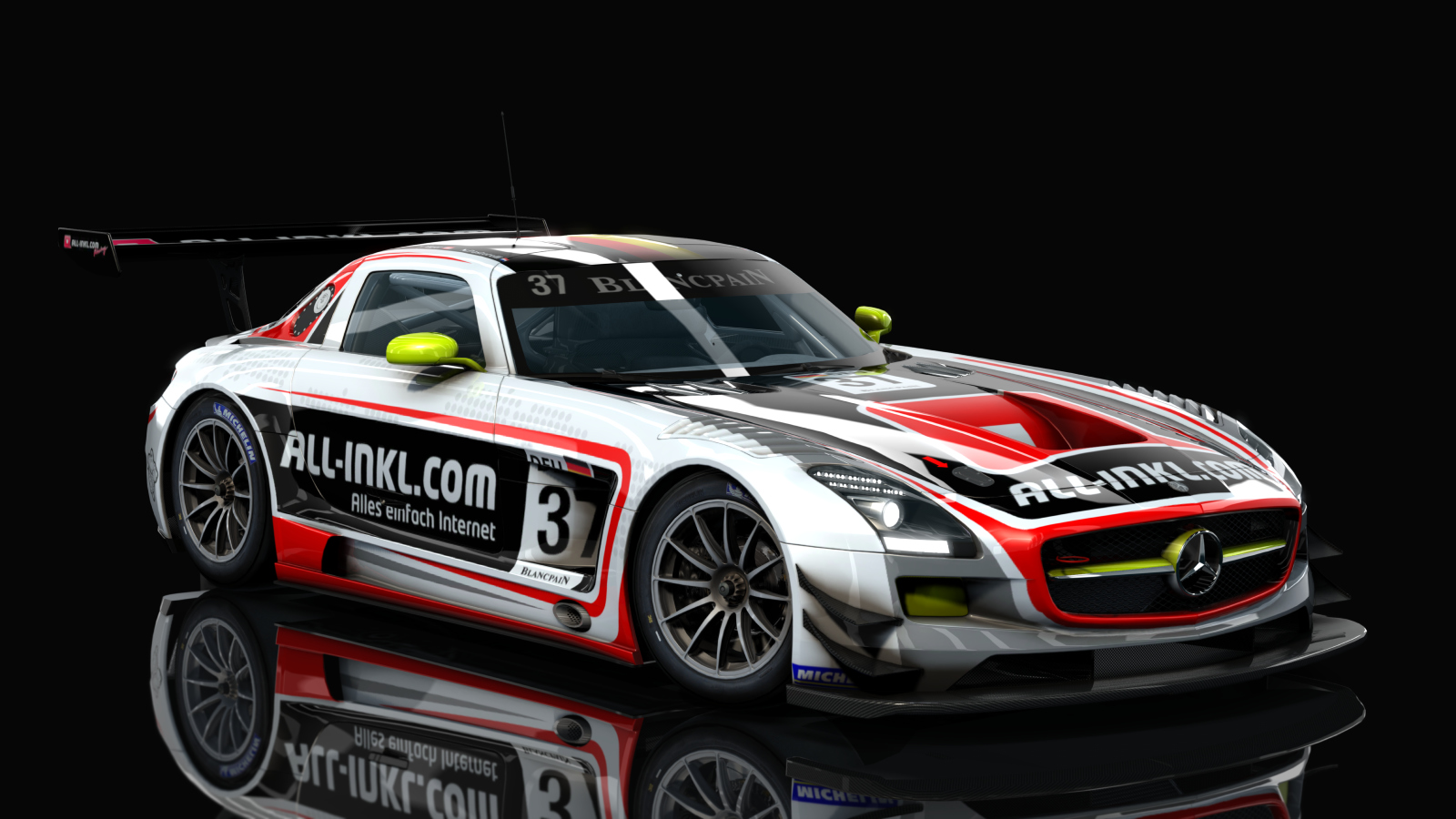 VM Mercedes SLS AMG GT3, skin ALL_INKL_37