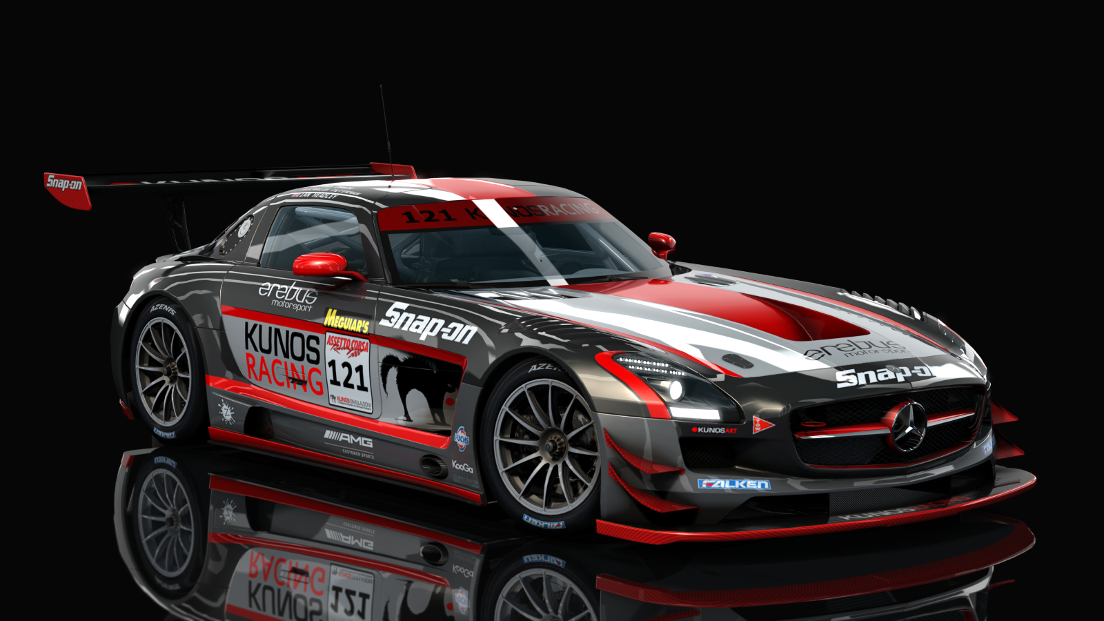 VM Mercedes SLS AMG GT3, skin kunos_zp_121