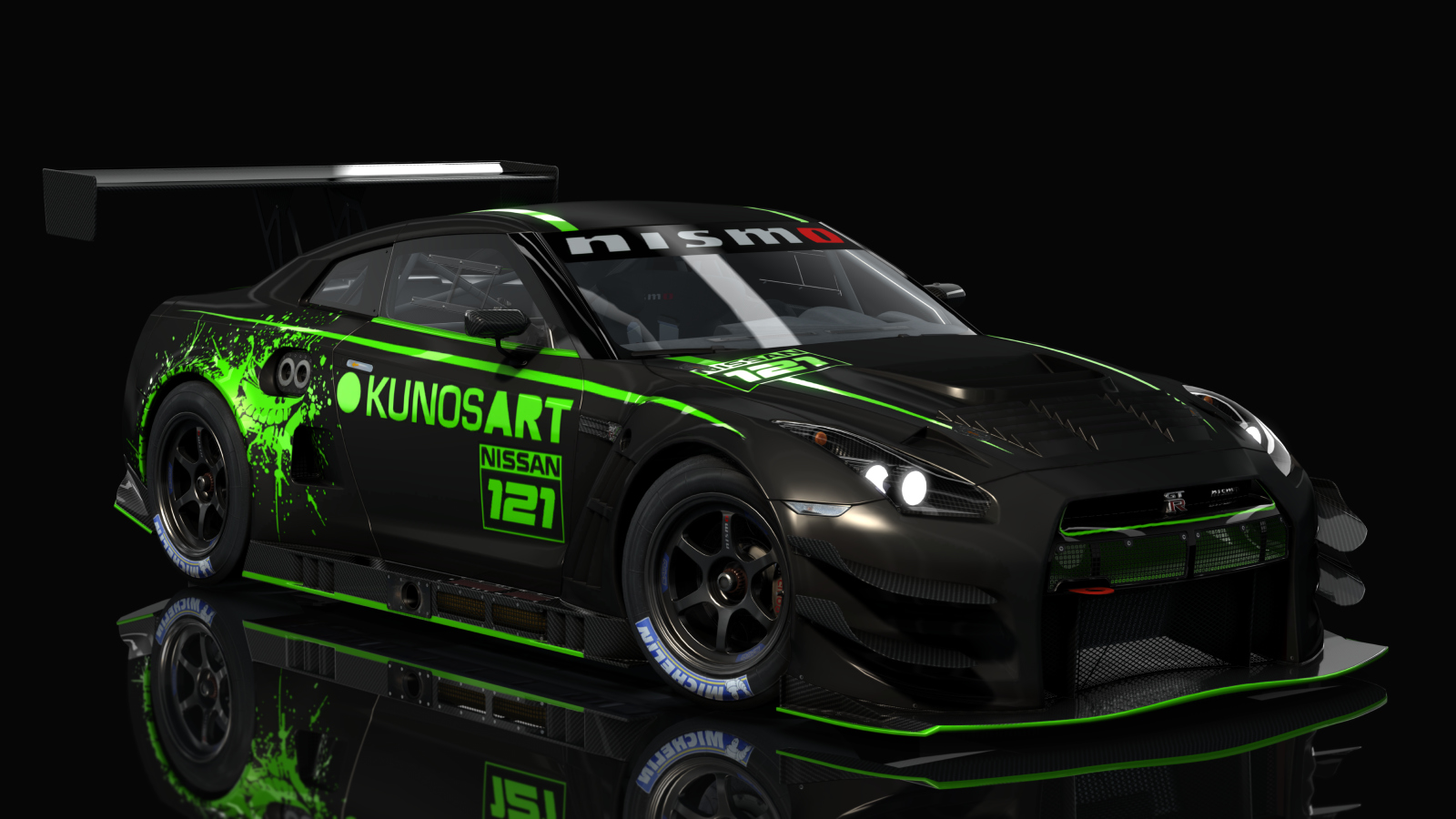 VM Nissan GT-R GT3, skin kunosart_121