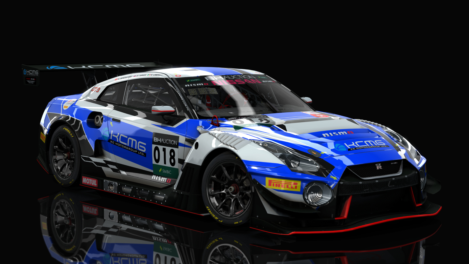 VM Nissan GT-R GT3 2018, skin kcmg_igtc_asia_#18