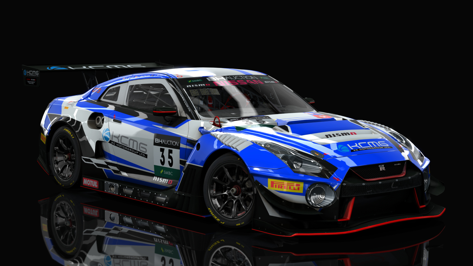 VM Nissan GT-R GT3 2018, skin kcmg_igtc_asia_#35