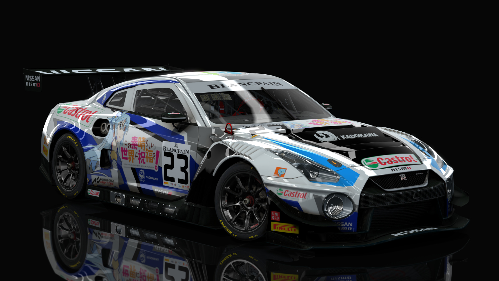 VM Nissan GT-R GT3 2018, skin konosuba_#23