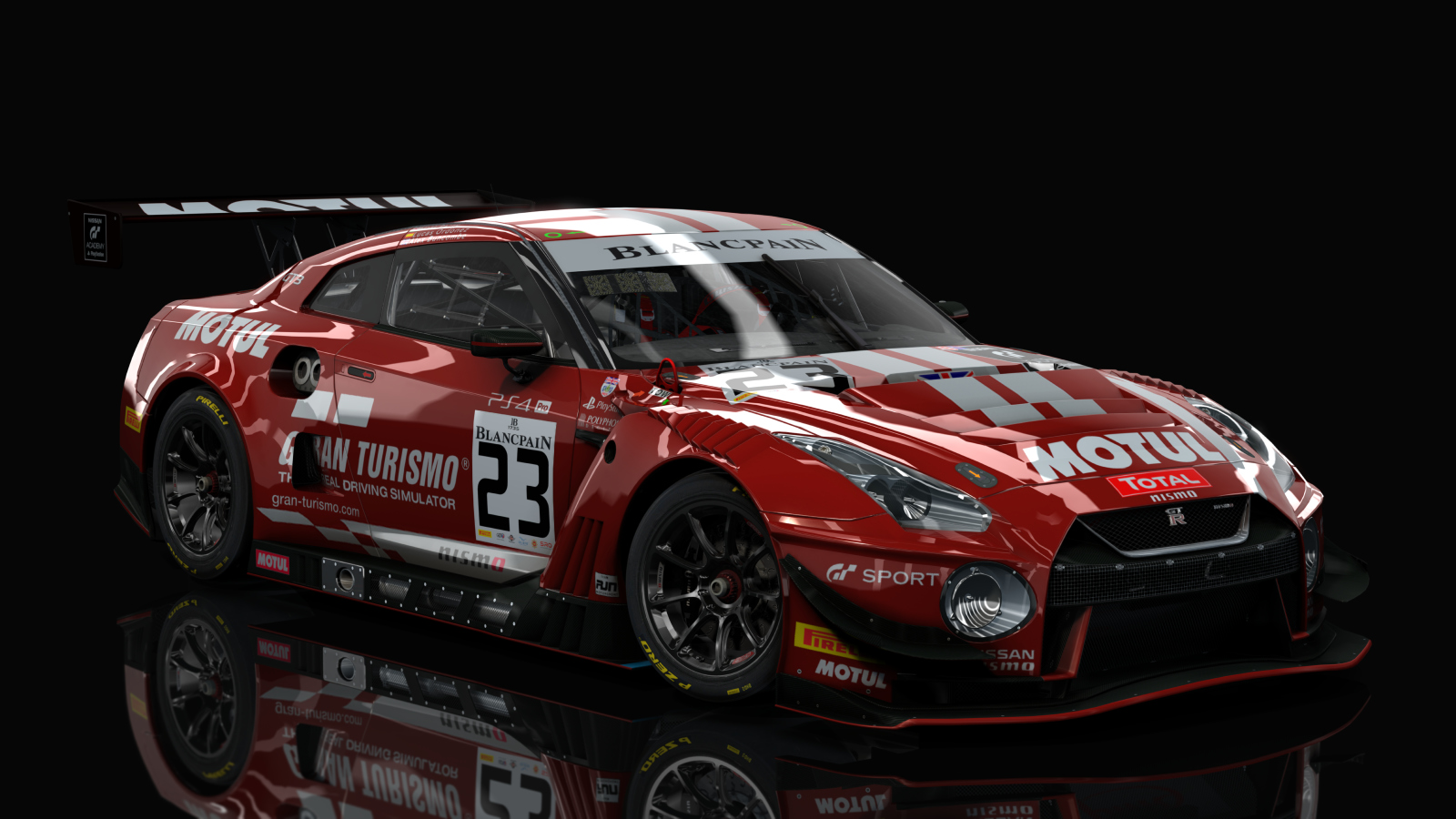 VM Nissan GT-R GT3 2018, skin rjn_team_motul_#23