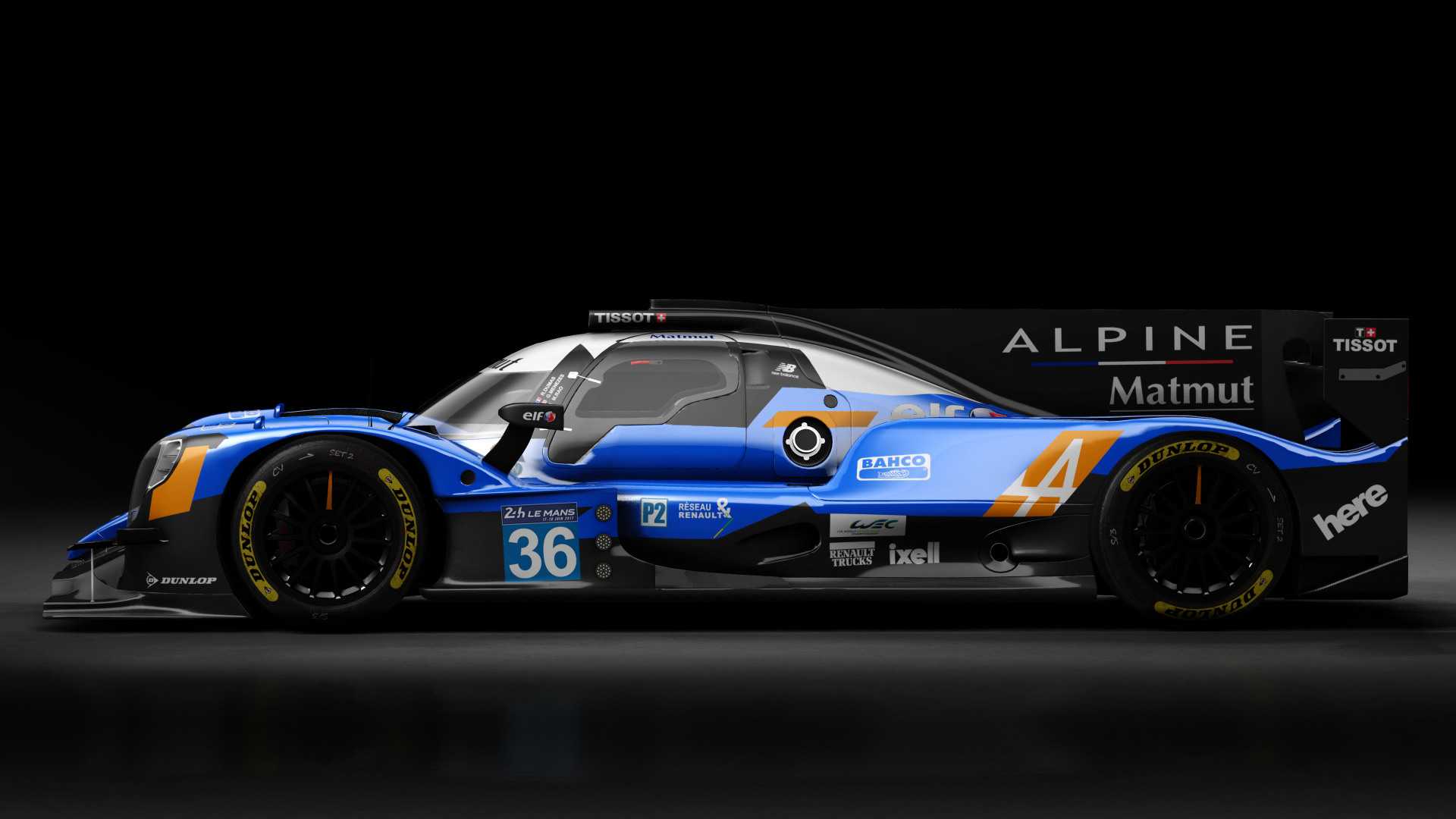 2017 Oreca 07 LMP2, skin 2017 #36 Signatech Alpine LM24