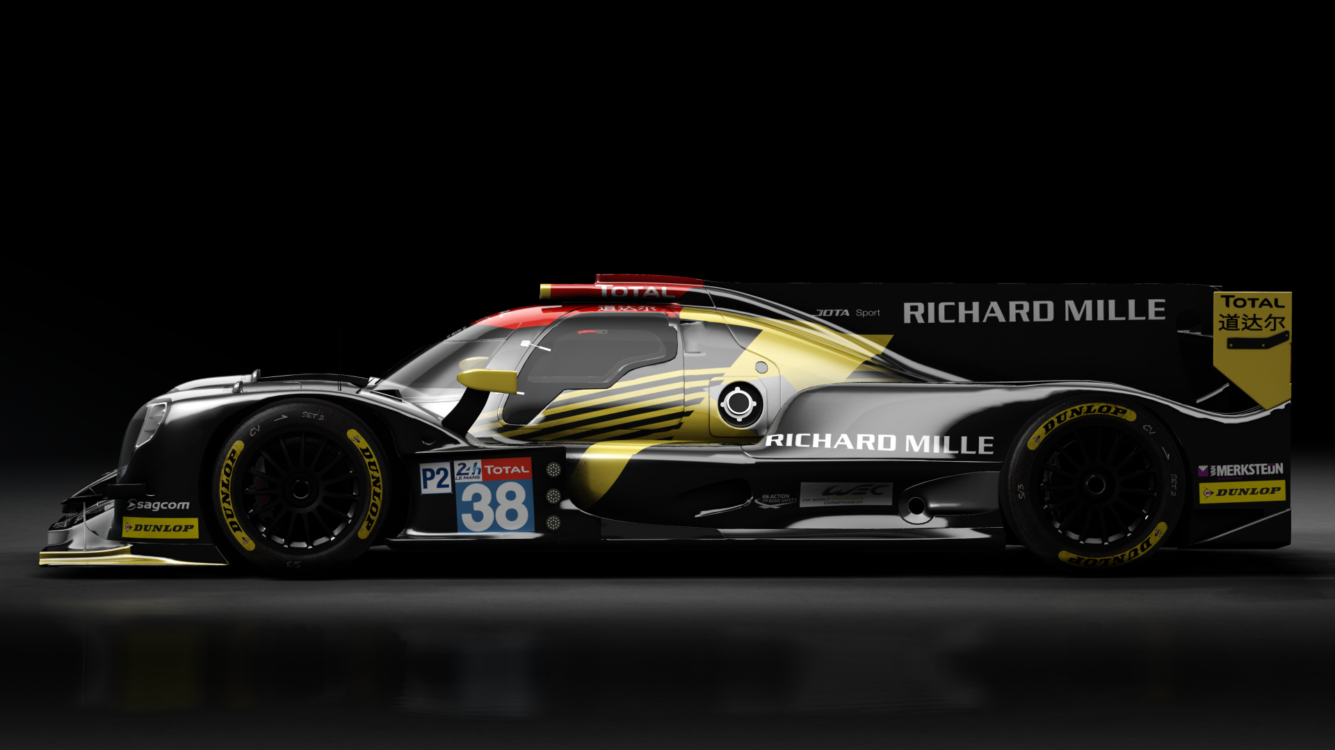 2017 Oreca 07 LMP2, skin 2019 #38 Jackie Chan DC Racing LM24