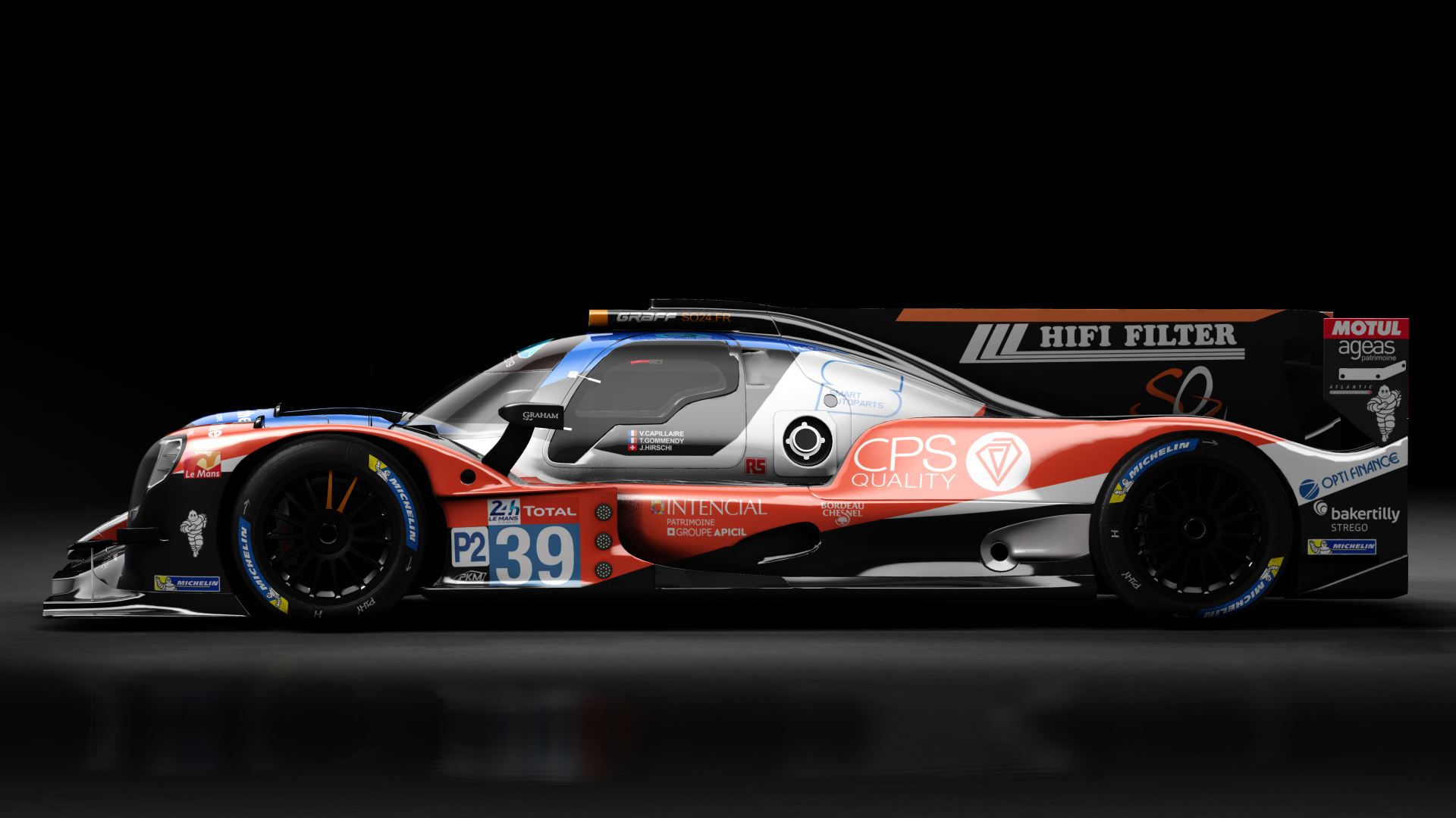 2017 Oreca 07 LMP2, skin 2019 #39 Graff Racing ELMS