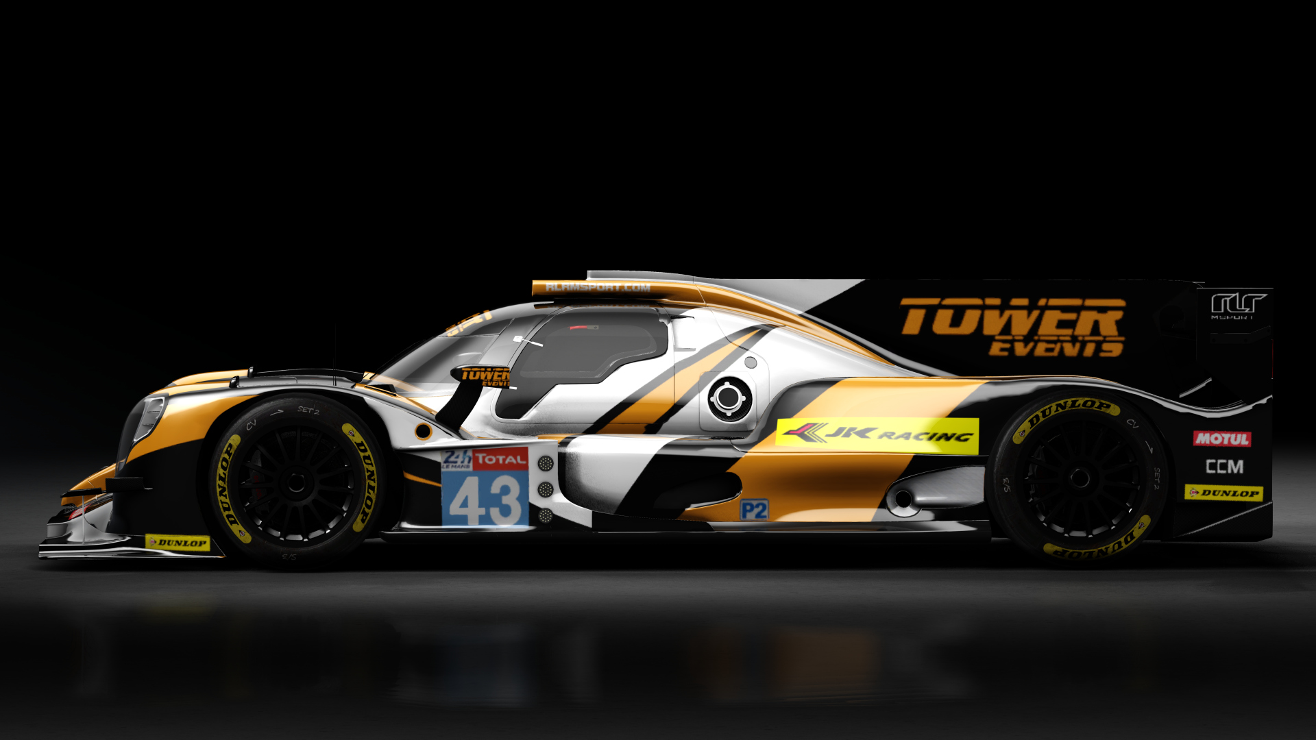 2017 Oreca 07 LMP2, skin 2019 #43 RLR M Sport LM24