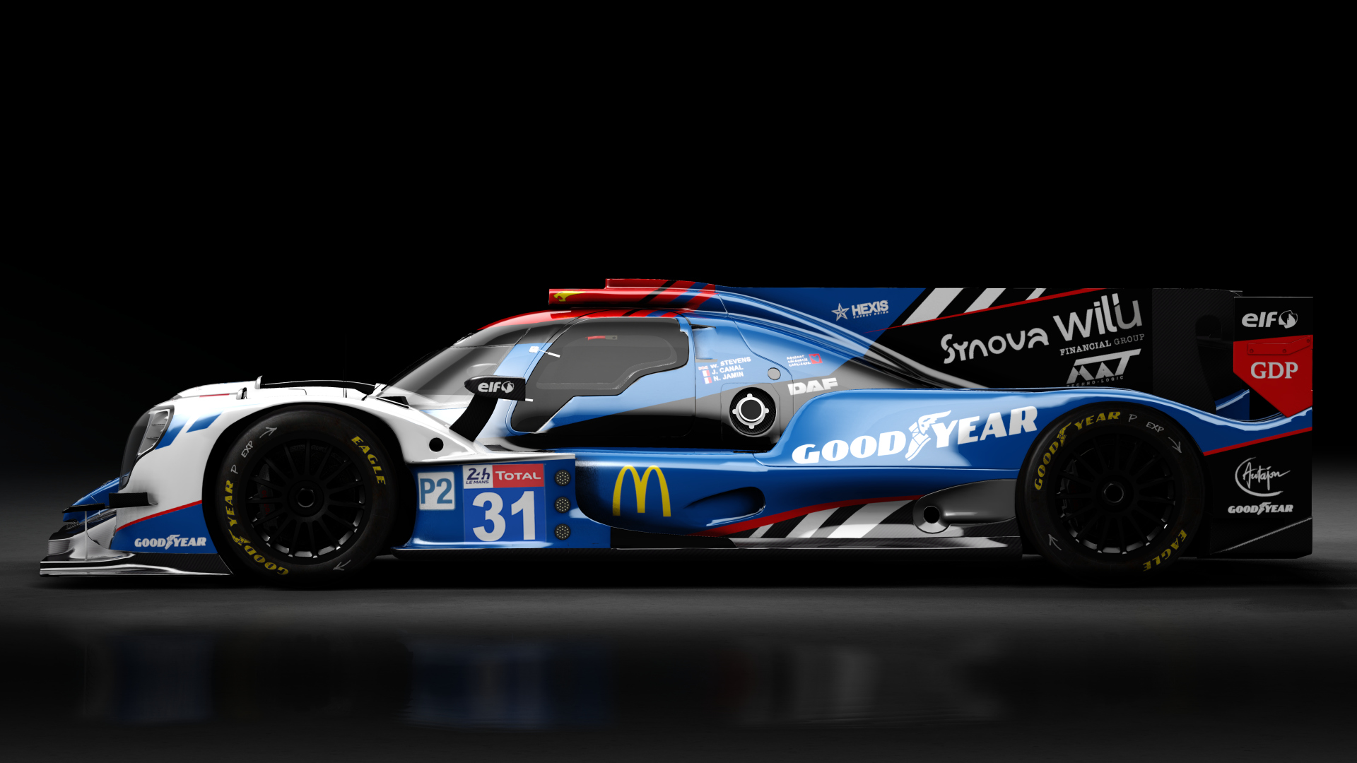 2017 Oreca 07 LMP2, skin 2020 #31 Panis Racing LM24