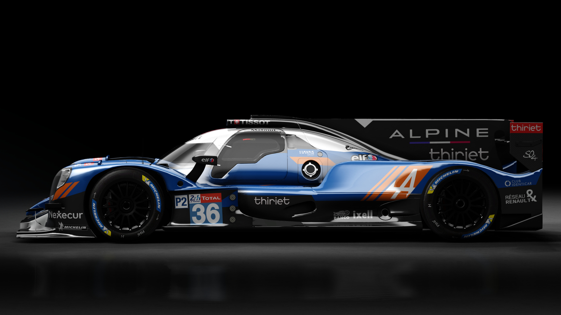 2017 Oreca 07 LMP2, skin 2020 #36 Signatech Alpine LM24