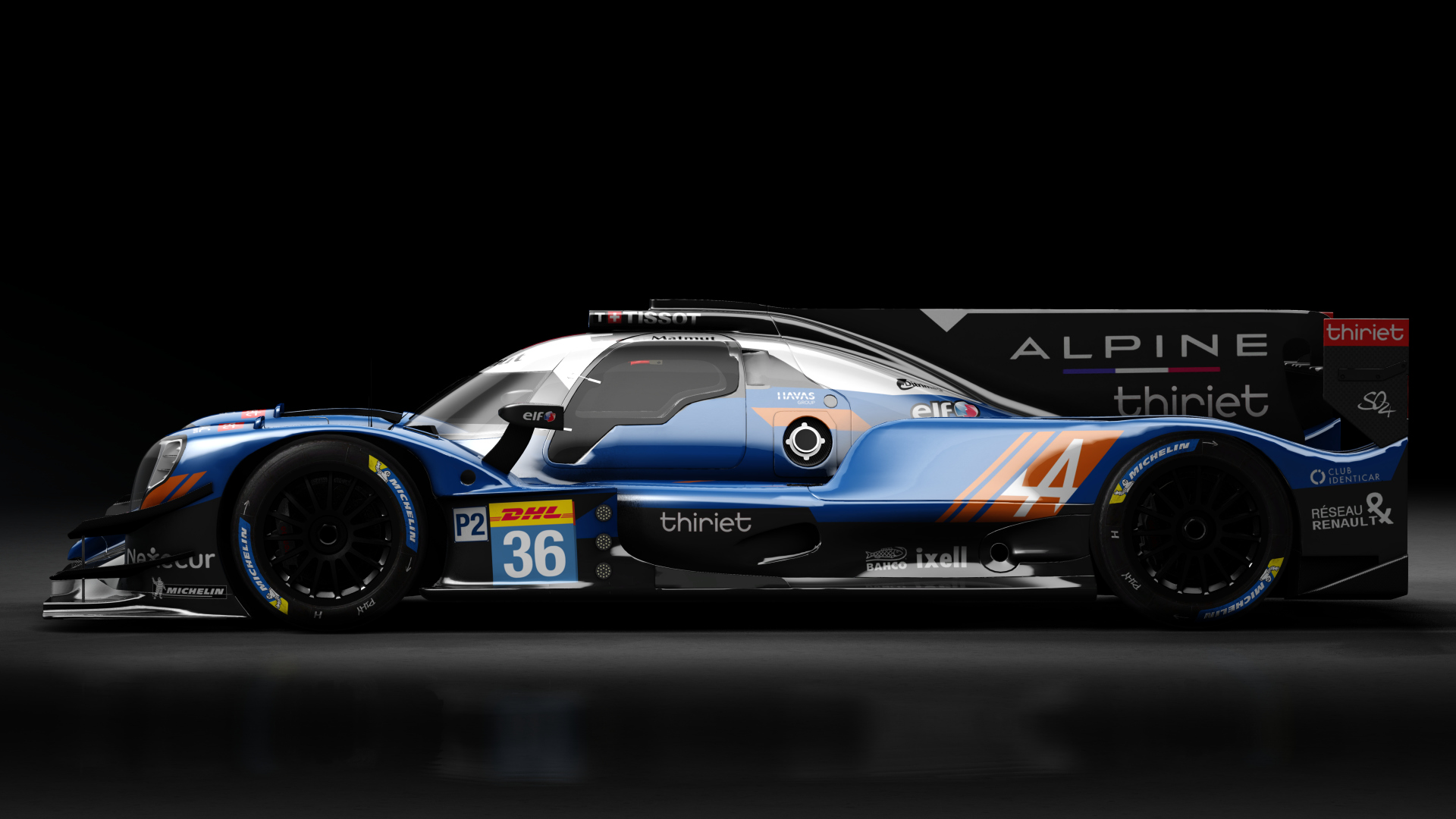 2017 Oreca 07 LMP2, skin 2020 #36 Signatech Alpine WEC