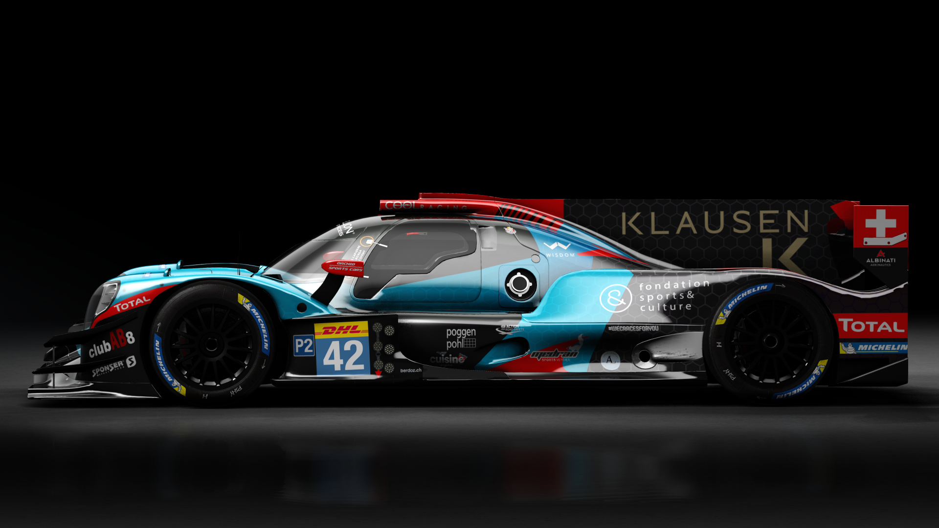 2017 Oreca 07 LMP2, skin 2020 #42 Cool Racing WEC