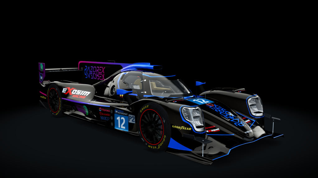 2017 Oreca 07 LMP2, skin 2024 #12 RazorEX Racing LM24