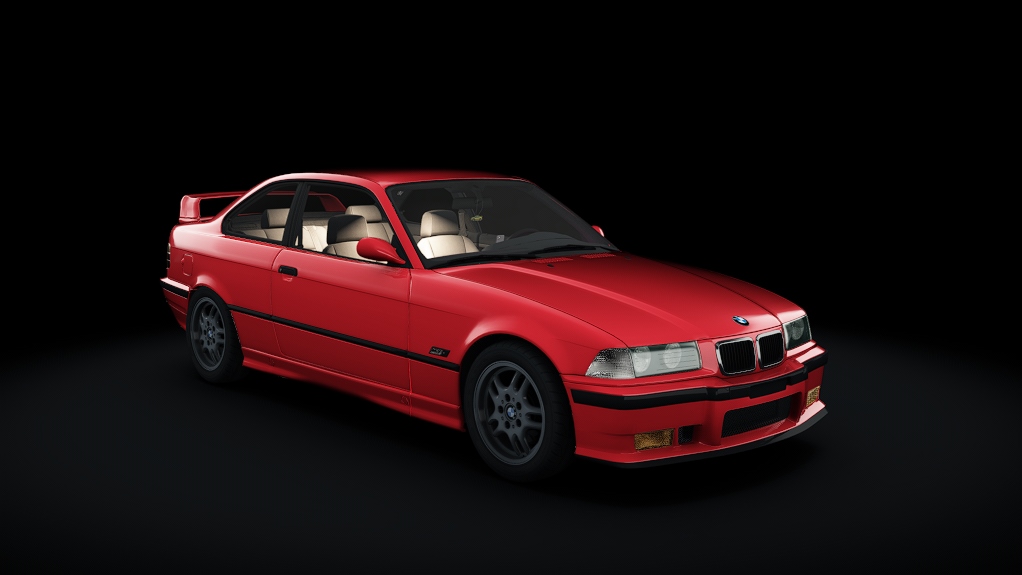 BMW 3-Series E36, skin Brilliant Red (308)