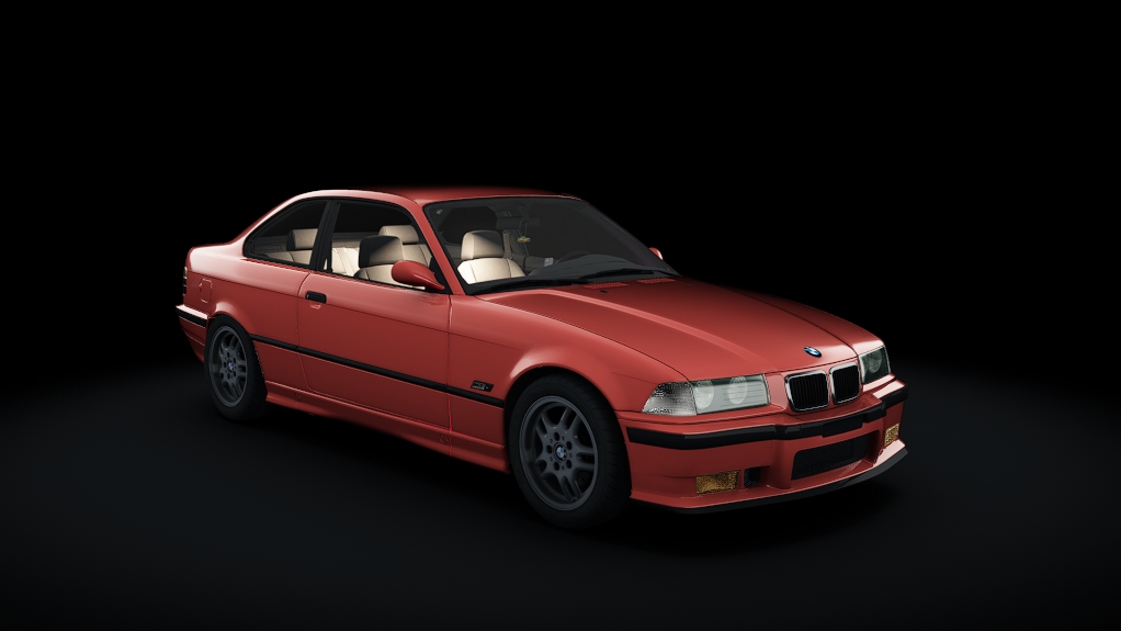 BMW 3-Series E36, skin Imola Red (405)