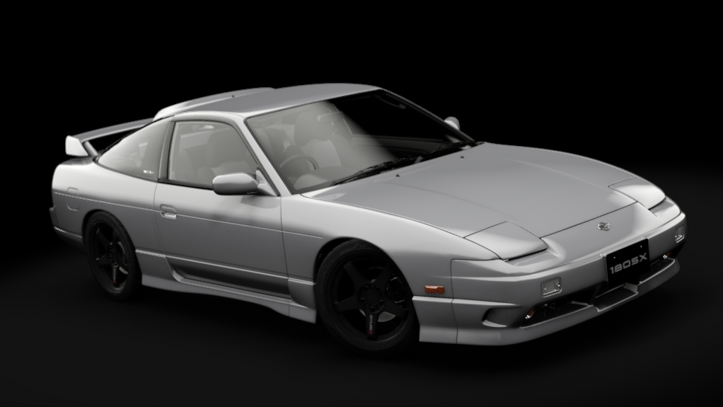 Nissan 180SX Type-X Tune, skin 01_spark_silver_metallic