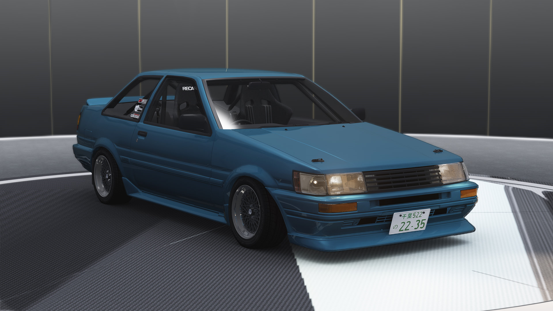 Toyota Corolla Levin AE86 Coupe Dingo-spec, skin Sky_Blue