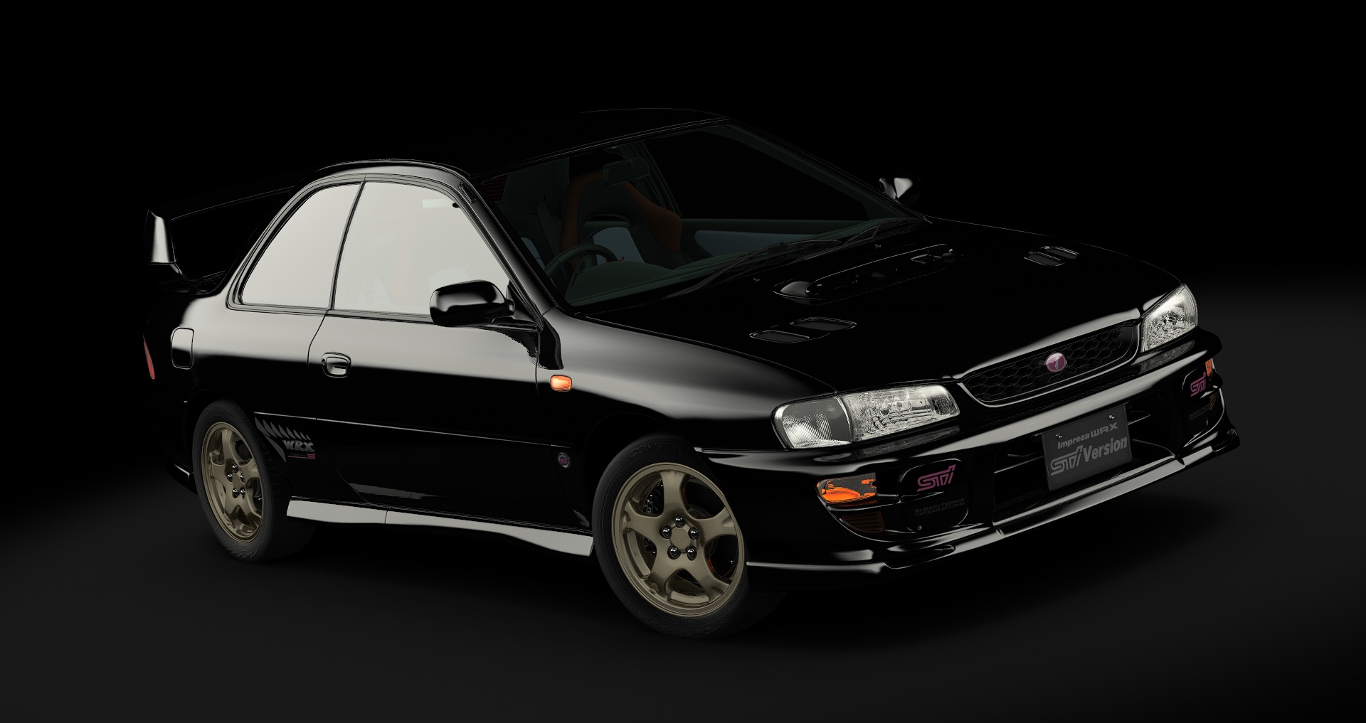 Subaru Impreza Coupe WRX Type R STi Version VI, skin 04_black_mica
