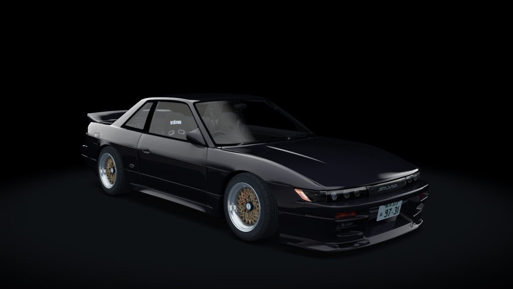 Nissan Silvia S13 TBO '92, skin envy_jet_black