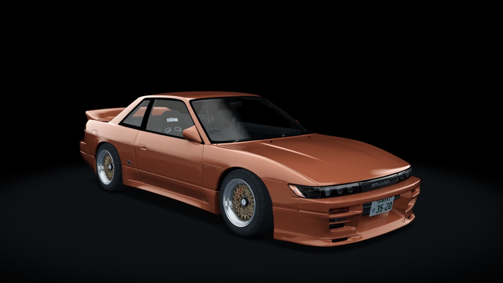 Nissan Silvia S13 TBO '92, skin maziora_ruby