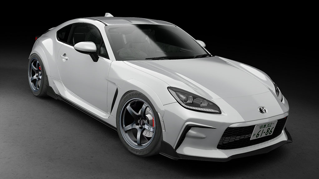 Toyota GR86 2021 TOM'S, skin Ice Silver Metallic