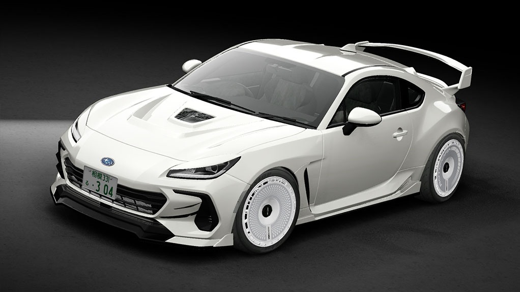 Subaru BRZ 2021 RJ, skin Crystal white pearl