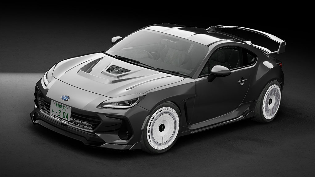 Subaru BRZ 2021 RJ, skin Magnetite grey metallic