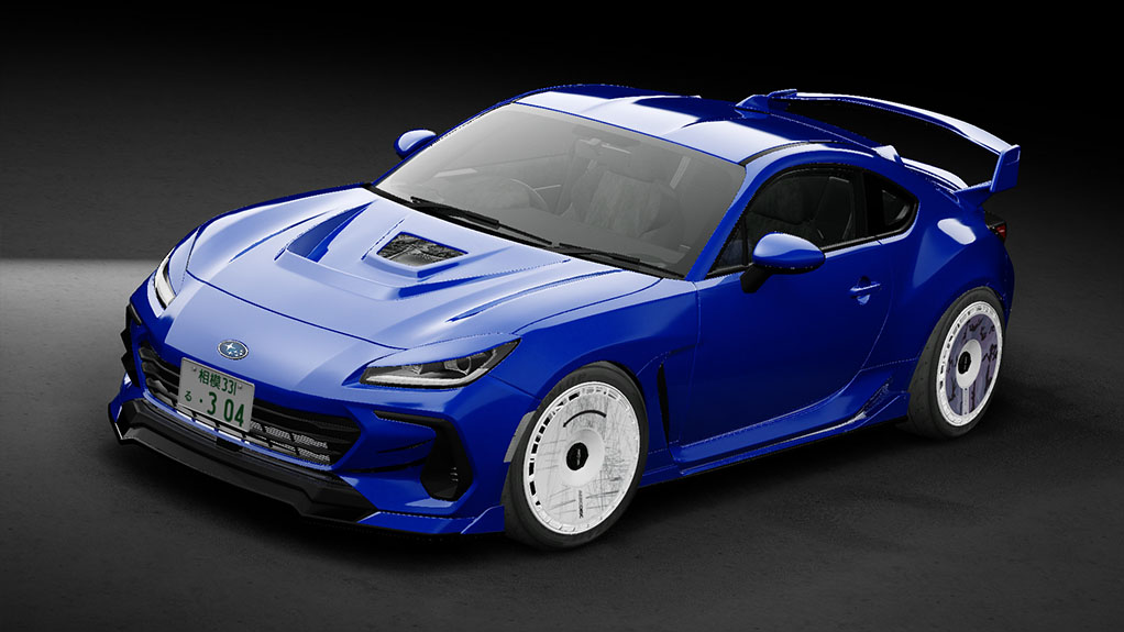 Subaru BRZ 2021 RJ, skin WR blue pearl