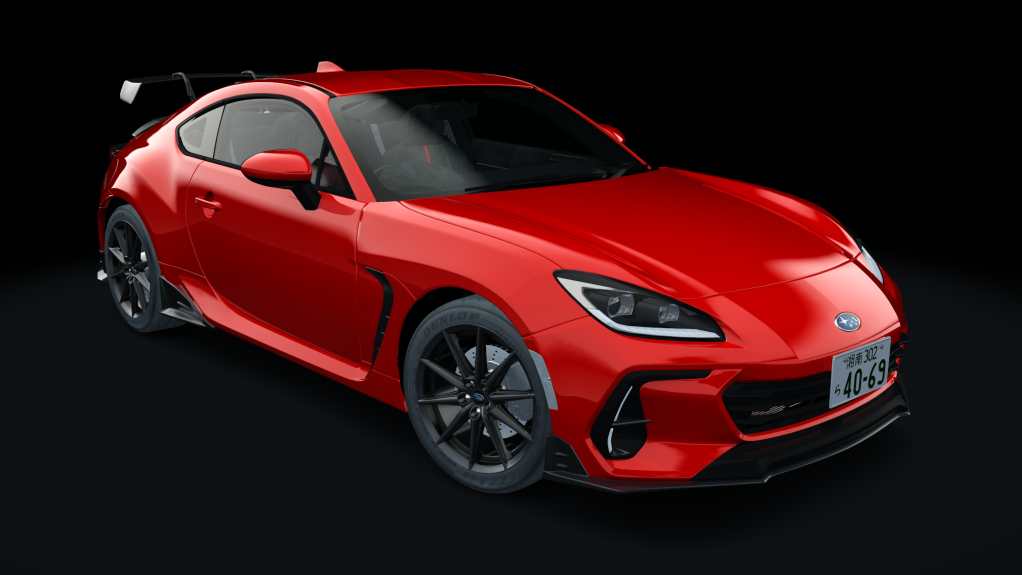Subaru BRZ 2021 Sti, skin Ignition red