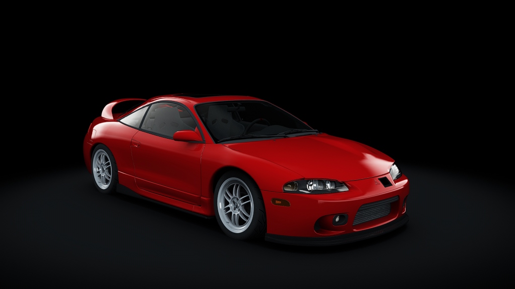 Mitsubishi Eclipse GSX S2, skin Saronno_Red