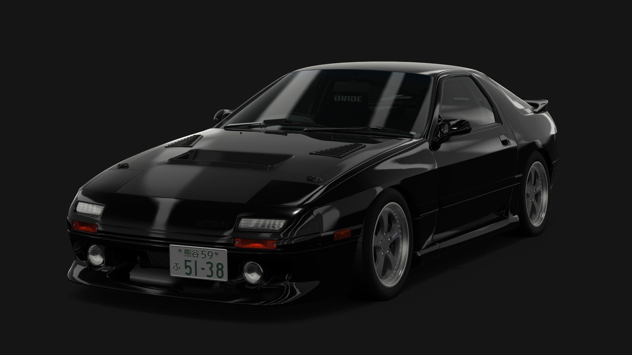 Mazda Savanna RX-7 Infini III (Google Spec), skin 02_brilliant_black