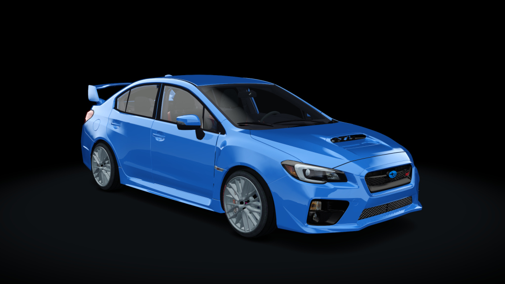 Subaru WRX STI, skin HYPER BLUE
