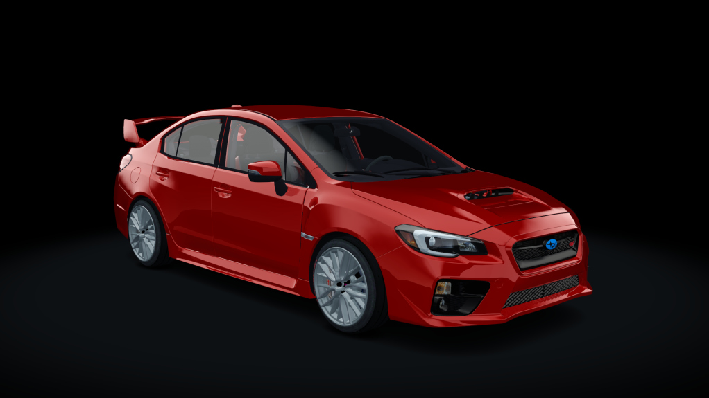 Subaru WRX STI, skin RED